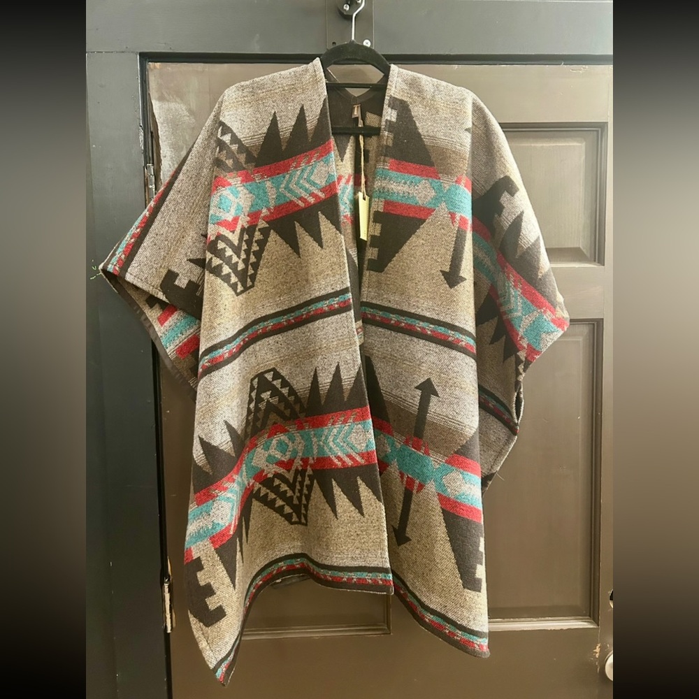 Stetson Patterned Poncho